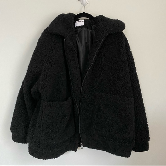 I.AM.GIA Black Pixie Coat - Picture 2 of 6